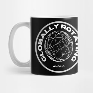 Globally rotating Earth Mug